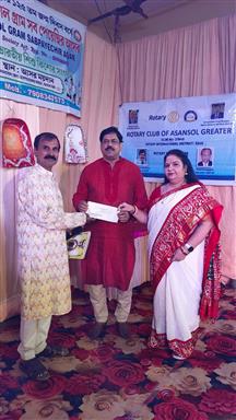 Donated Rs5000/- to our RCC on Rabindra Jayanti Pr