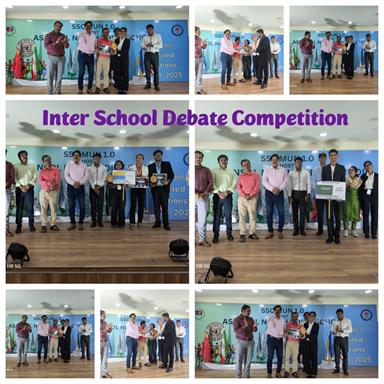 Organised an Inter School Debate Competition