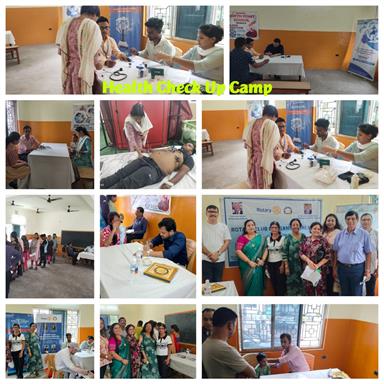 Organised a Free Health Check Up Camp