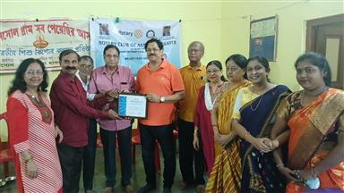 RCC Charter presentation to Sab Peyechir Asar.