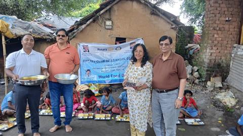 Observed World Food Day in a remote village.
