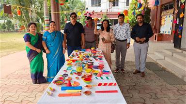 Rangoli competition by Interactor Club Members