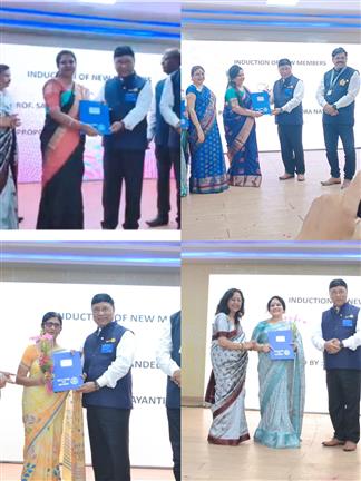Induction of 8 New Members on Installation Meeting
