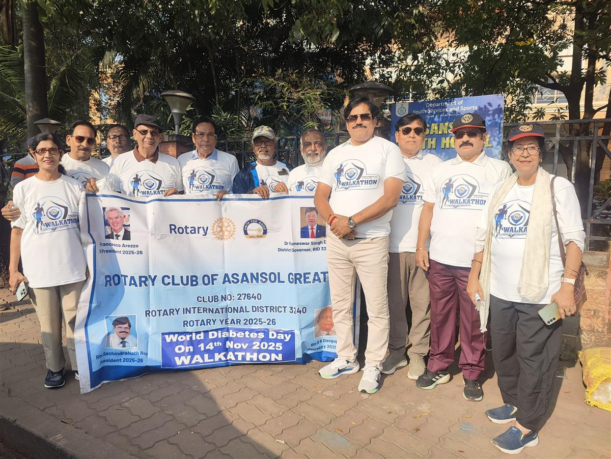 Participated in Walkathon on World Diabetes Day
