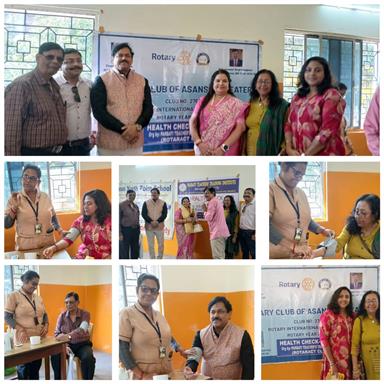 Organized Health Checkup Camp at B. Ed. College