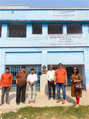 Donation of Smart Class in a F P School-Site visit