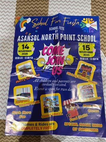 School Fun Fiesta organised by our Interact Club