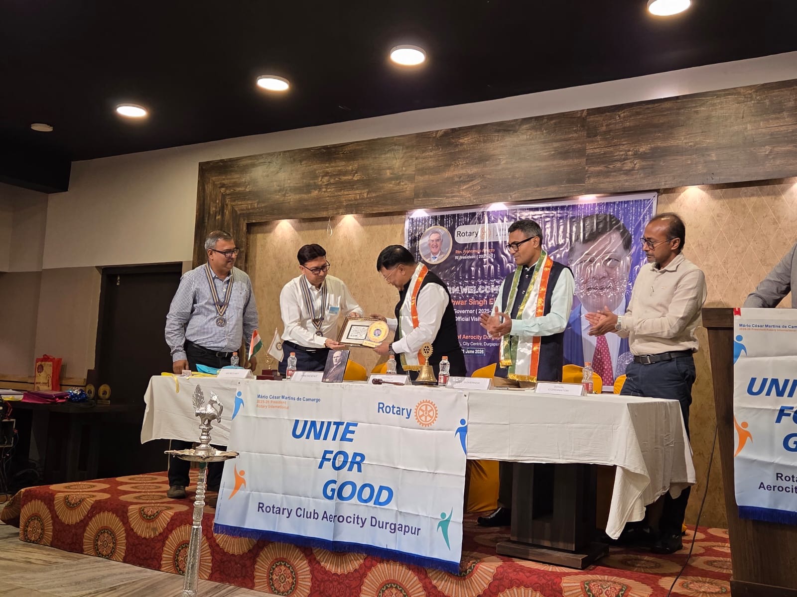 DISTRICT GOVERNER OFFICIAL VISIT