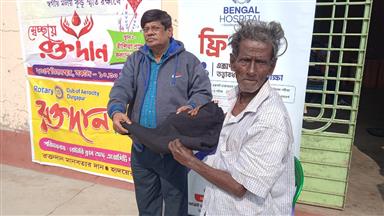 BLANKET DISTRIBUTION TO LOCAL UNDERPRIVILEGED