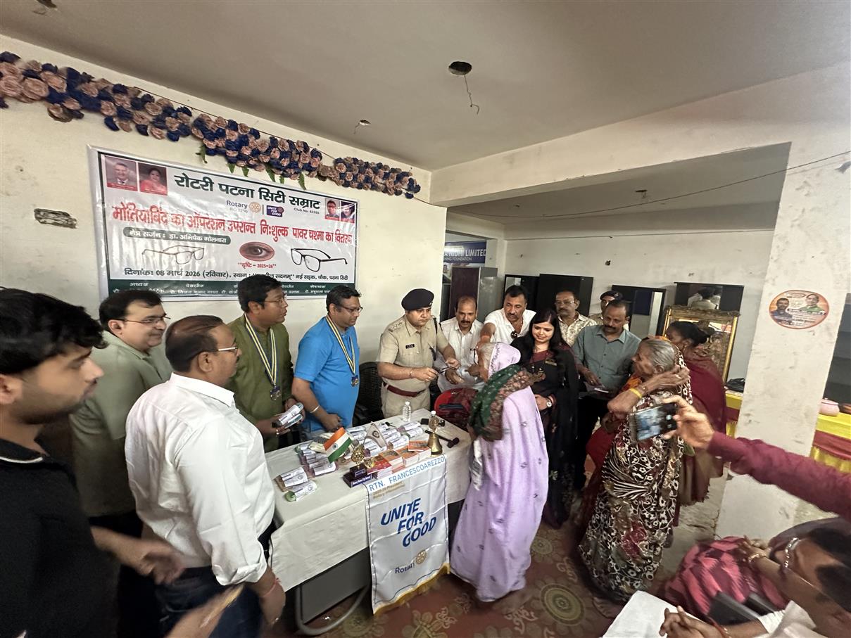 Free Spectacles for operated Cararact Patients