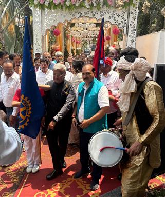FELICITATION OF RIDN Basu Dev Goliyan