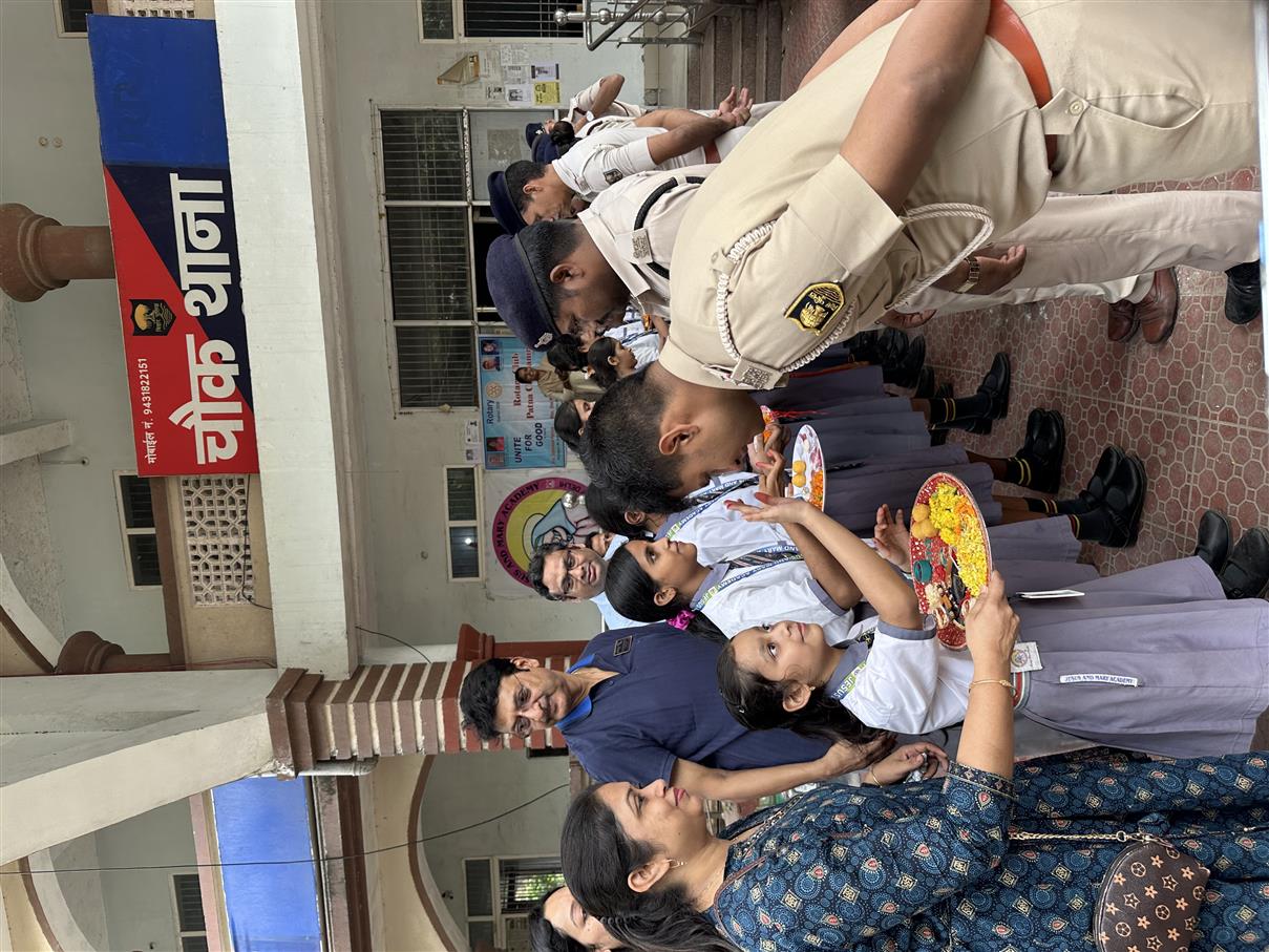 RAKSHA BANDHAN WITH POLICE PERSONNELS