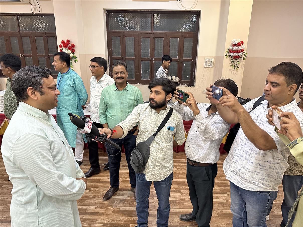 Honouring Media Persons in Sawan Milan
