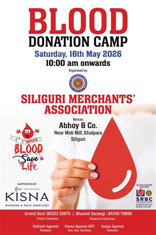 Paul P Harish Siliguri Rotary Blood Centre