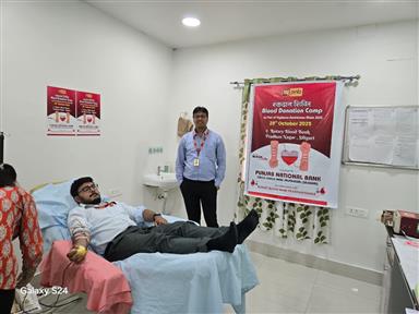 multilple blood donation camps of blood centre