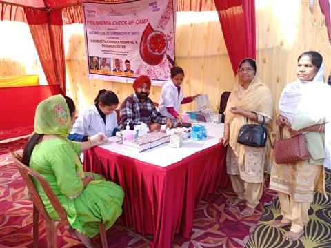 Anemia Check-up Camp at Transport Maidan, Agrico
