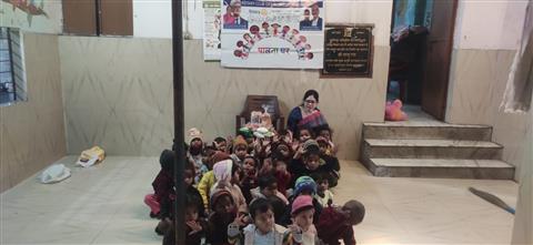 Food Distribution at Palna Ghar