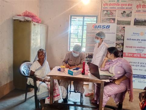 Cancer Screening Camp at Kolabera