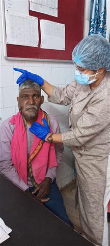 Cancer Screening Camp at Bahagora, Ghatshila area