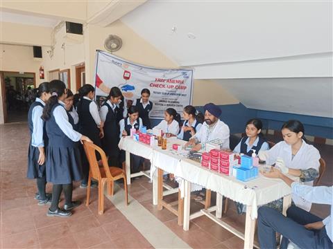Anemia Check-up Camp at St. Johns High School