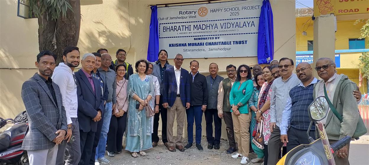 Rotary Signage Installation at Happy School, Kadma