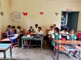 Daily classes at Toddlers School in Murgaguttu