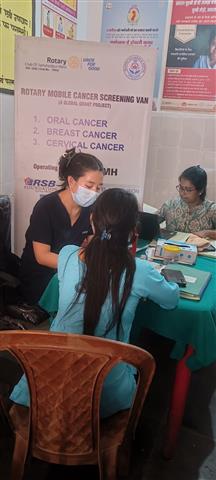 Rotary Screening Camp at Musabani