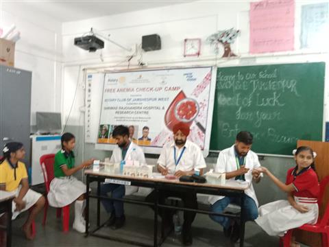 Anemia Check-up Camp at KGBV, Sundernagar
