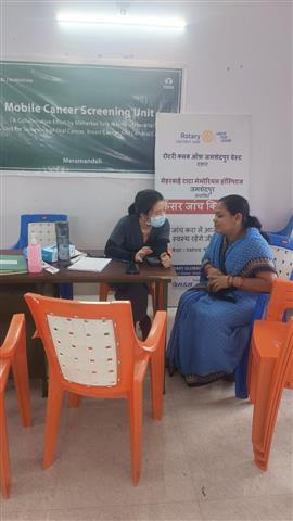 Cancer Screening Camp at Meramandali
