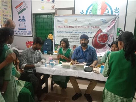 Anemia Check-up Camp at CM School of Excellence