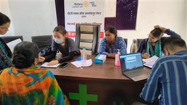 Cancer Screening Camp at Sukinda