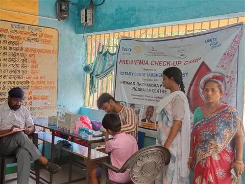 Anemia Check-up Camp at Kapali Basti, Sonari