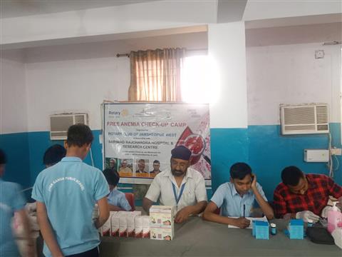 Anemia Check-up Camp at Gyan Ganga Public School