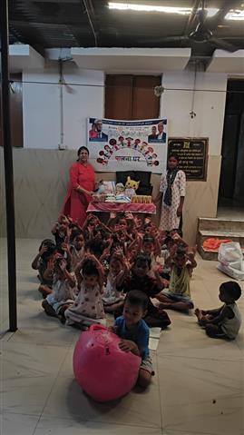Food Distribution at Palna Ghar