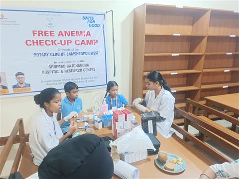 Anemia Check-up Camp at North Point Public School