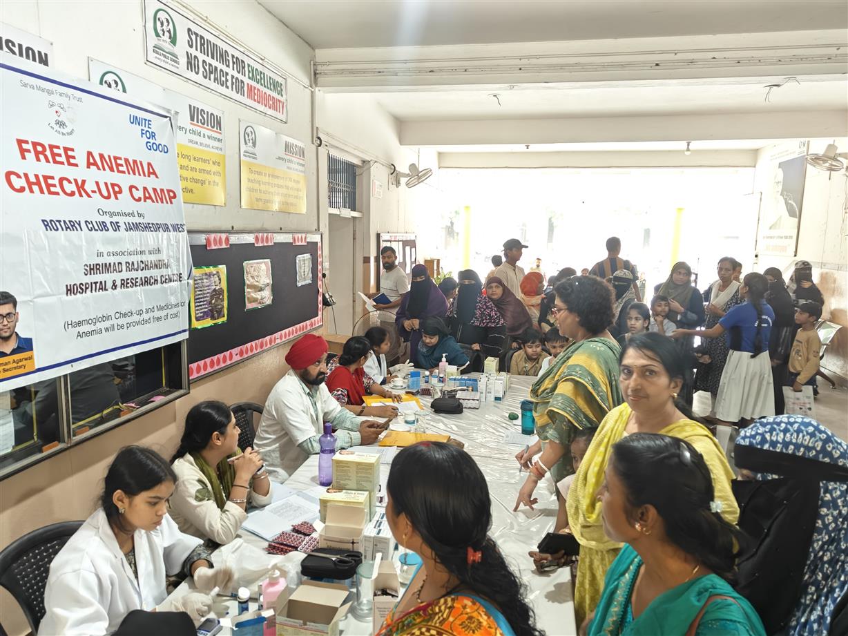Anemia Check-up Camp at Kerala Public School Mango