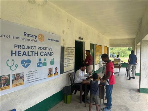 Project Postive Health & Dental Camp in Murgaghutu