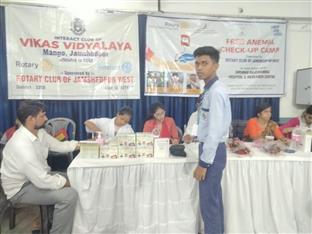 Anemia Check-up Camp at Vikas Vidyalaya, Mango