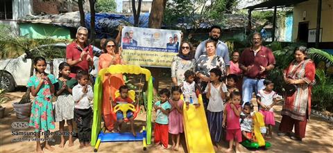 Inauguration of play area for toddlers at Deeksha