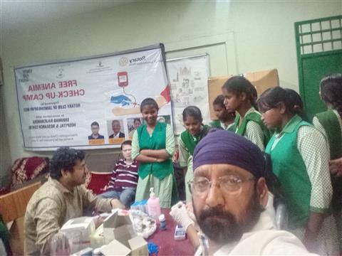 Anemia Check-up Camp at Sitaramdera