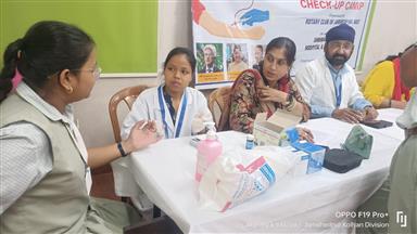 Anemia Check-up Camp at ADLS Sunshine School