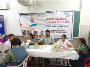 Anemia Check-up Camp at KSMS, Golmuri