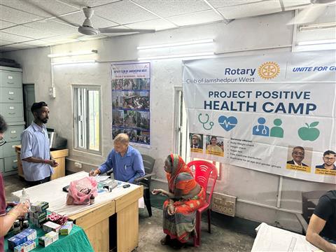 Project Postive Health and Dental Camp at Deeksha