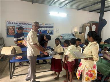 Donation of School Bags at Chimti Toddlers School
