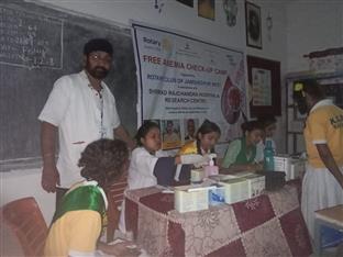 Anemia Check-up Camp KGBV, Rajnagar