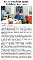 PPH & Dental Camp at Deeksha Centre