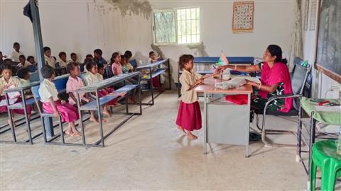 Daily classes at Chimti Toddlers School