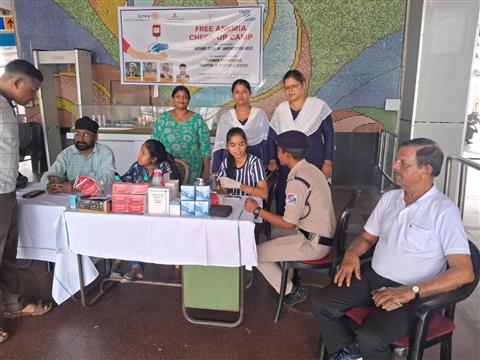 Anemia Check-up Camp at Tatanagar Railway Station