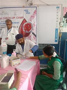 Anemia Check-up Camp at KGBV, Saraikela