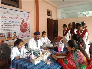 Anemia Check-up Camp at SS Gujrati School Bistupur